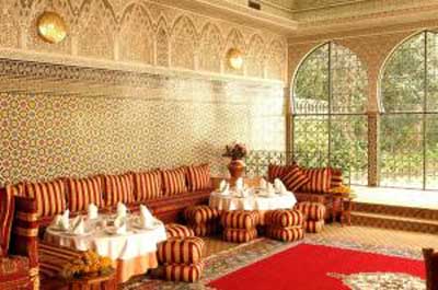 Salon marocain Hôtel Internacional Tanger